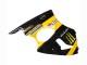 Jaune Noir Monstre Elf Bridgestone Carénage Moto Kawasaki ZX6R 1998-1999