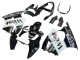 Noir Brillant Blanc West Michelin Carénage Moto Kawasaki ZX6R 2000-2002