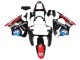 Noir Brillant Rouge Bleu Rouge PlayStation 2 Carénage Moto Kawasaki ZX6R 2000-2002