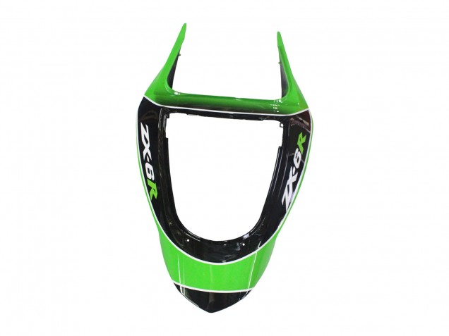 Vert Blanc Noir Carénage Moto Kawasaki ZX6R 2003-2004