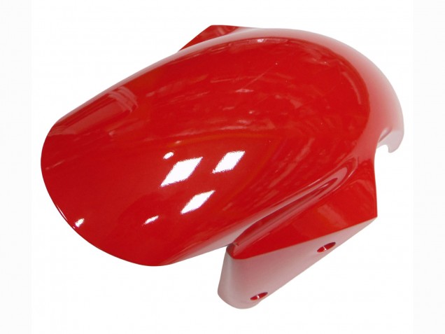 Blanc Rouge Carénage Moto Kawasaki ZX6R 2003-2004