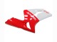 Blanc Rouge Carénage Moto Kawasaki ZX6R 2003-2004