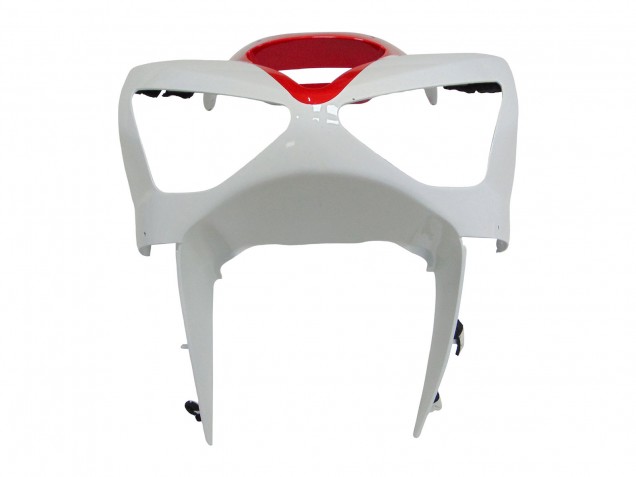 Blanc Rouge Carénage Moto Kawasaki ZX6R 2003-2004