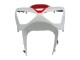 Blanc Rouge Carénage Moto Kawasaki ZX6R 2003-2004