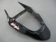 Noir Brillant Carénage Moto Kawasaki ZX6R 2003-2004