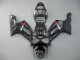 Noir Brillant Carénage Moto Kawasaki ZX6R 2003-2004