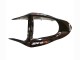 Noir Brillant Rouge Flamme Carénage Moto Kawasaki ZX6R 2003-2004