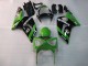 Vert Noir Elf Bridgestone Carénage Moto Kawasaki ZX6R 2003-2004