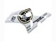 Blanc Noir Motul Lucky Strike Carénage Moto Kawasaki ZX6R 2003-2004