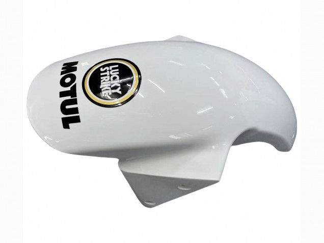 Blanc Noir Motul Lucky Strike Carénage Moto Kawasaki ZX6R 2003-2004