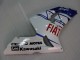 Blanc Bleu Rouge Fiat Carénage Moto Kawasaki ZX6R 2003-2004