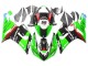 Vert Rouge Noir Elf 66 Carénage Moto Kawasaki ZX6R 2005-2006