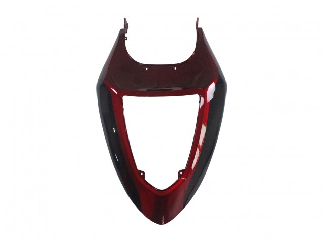 Rouge Noir Brillant Carénages Moto Kawasaki ZX6R 2005-2006