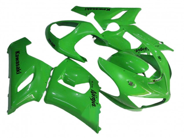 Vert Carénage Moto Kawasaki ZX6R 2005-2006