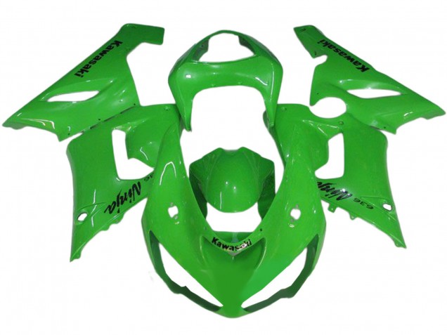 Vert Carénage Moto Kawasaki ZX6R 2005-2006