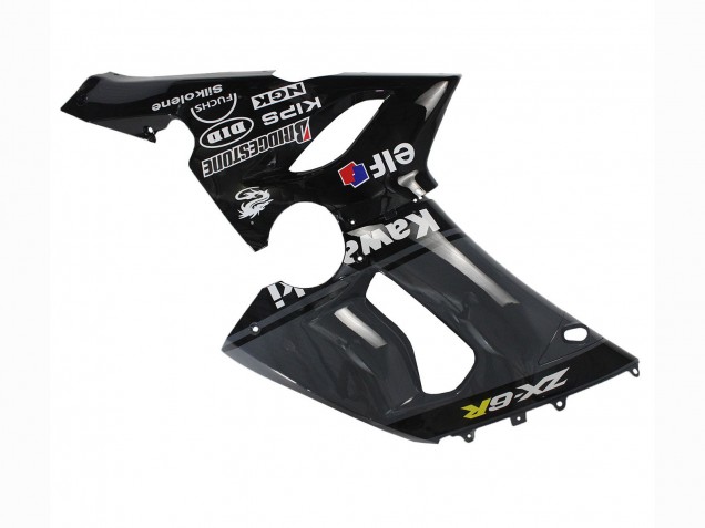 Gris Foncé Noir Carénage Moto Kawasaki ZX6R 2005-2006