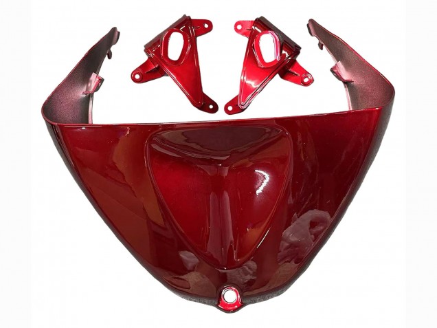 Rouge Noir Carénage Moto Kawasaki ZX6R 2005-2006