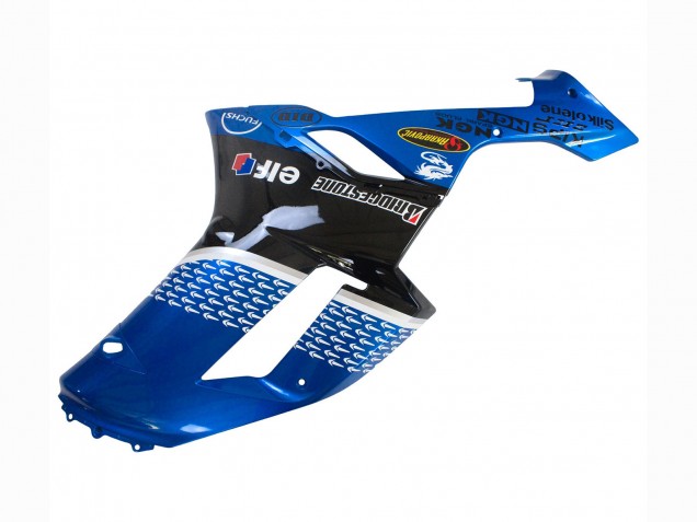Noir Bleu Elf Carénage Moto Kawasaki ZX6R 2007-2008