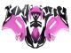 Noir Rose Ninja Carénage Moto Kawasaki ZX6R 2007-2008