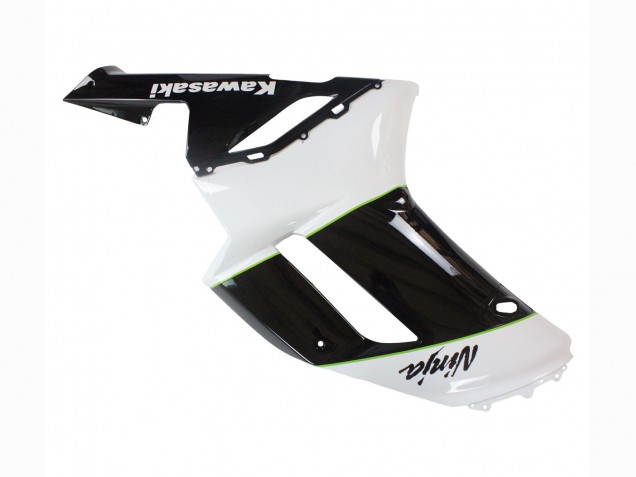 Noir Blanc Ninja Carénage Moto Kawasaki ZX6R 2007-2008