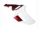 Blanc Rouge Carénages Moto Kawasaki ZX6R 2007-2008