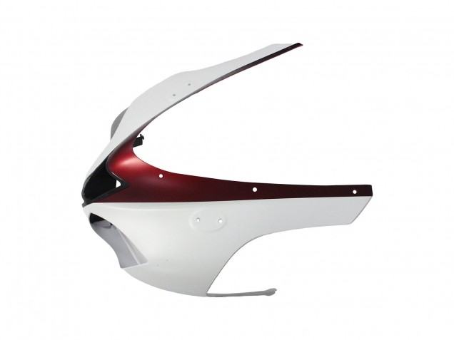 Blanc Rouge Carénages Moto Kawasaki ZX6R 2007-2008