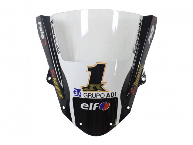 Vert Noir Brillant Jaune Blanc Rouge Elf Monstre Carénage Moto Kawasaki ZX6R 2009-2012