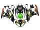 Vert Noir Brillant Jaune Blanc Rouge Elf Monstre Carénage Moto Kawasaki ZX6R 2009-2012