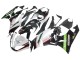Blanc Rouge Noir Vert Carénage Moto Kawasaki ZX6R 2009-2012