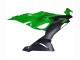 Vert Noir Mat Carénage Moto Kawasaki ZX6R 2019-2022