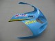 Bleu Clair Jaune Noir Motul Rizla Carénage Moto Suzuki GSXR1000 2000-2002