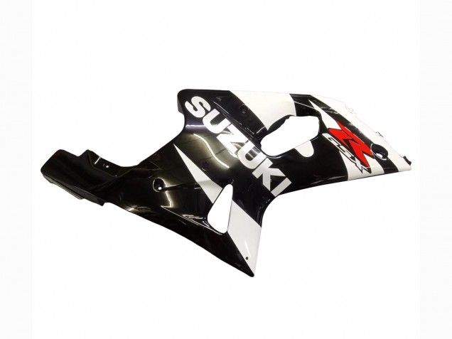 Blanc Noir Brillant Rouge Carénage Moto Suzuki GSXR1000 2000-2002