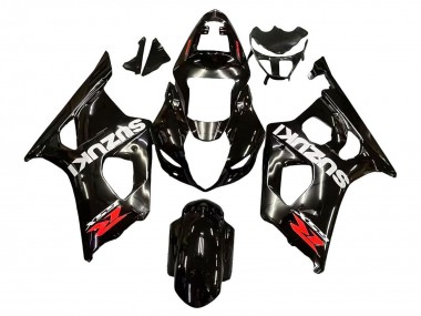 Noir Brillant Blanc Rouge Décalque Carénage Moto Suzuki GSXR 1000 2003-2004 Pas Chère