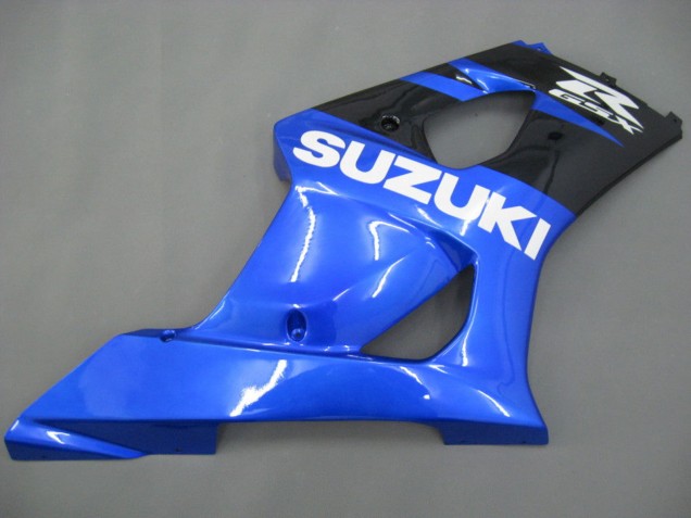 Bleu Blanc Noir Carénage Moto Suzuki GSXR 1000 2003-2004