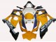 Jaune Blanc Bleu Noir Corona Carénage Moto Suzuki GSXR 1000 2003-2004