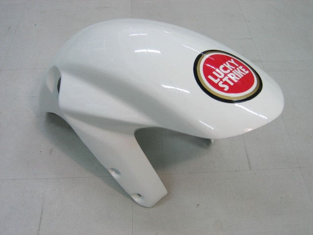 Blanc Rouge Motul Lucky Strike Carénage Moto Suzuki GSXR 1000 2003-2004