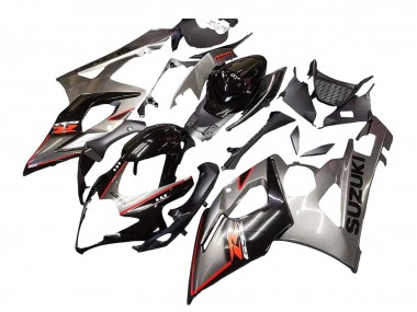 Argent Noir Rouge Carénages Moto Suzuki GSXR 1000 2005-2006 Pas Chère