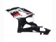 Noir Brillant Rouge Blanc Requin Carénage Moto Suzuki GSXR 1000 2005-2006