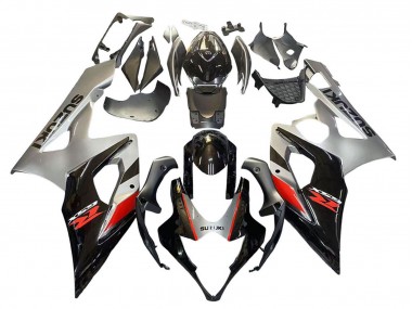 Noir Gris Rouge Carénages Moto Suzuki GSXR 1000 2005-2006 Pas Chère