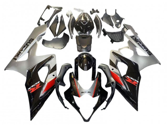 Noir Gris Rouge Carénages Moto Suzuki GSXR 1000 2005-2006