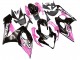 Noir Brillant Rose Carénage Moto Suzuki GSXR 1000 2005-2006