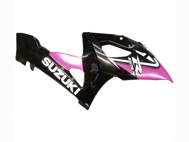 Noir Brillant Rose Carénage Moto Suzuki GSXR 1000 2005-2006
