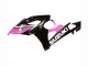 Noir Brillant Rose Carénage Moto Suzuki GSXR 1000 2005-2006