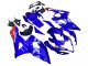 Bleu Jaune Blanc Rouge Motul Carénage Moto Suzuki GSXR 1000 2005-2006