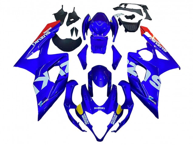 Bleu Jaune Blanc Rouge Motul Carénage Moto Suzuki GSXR 1000 2005-2006