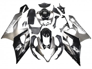 Noir Brillant Gris Carénage Moto Suzuki GSXR 1000 2005-2006 Pas Chère