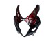Noir Rouge Flamme Carénage Moto Suzuki GSXR 1000 2007-2008