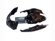 Noir Rouge Flamme Carénage Moto Suzuki GSXR 1000 2007-2008