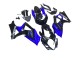 Bleu Noir Brillant Kits Carénages Moto Suzuki GSXR 1000 2007-2008