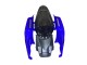 Bleu Noir Brillant Kits Carénages Moto Suzuki GSXR 1000 2007-2008